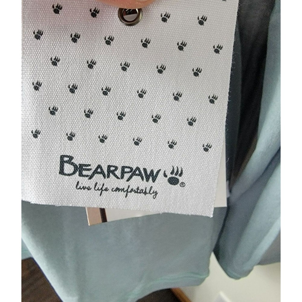 Bearpaw‎ 2 Piece Pajamas Large Green Gray Women's NWT - Picture 9 of 11